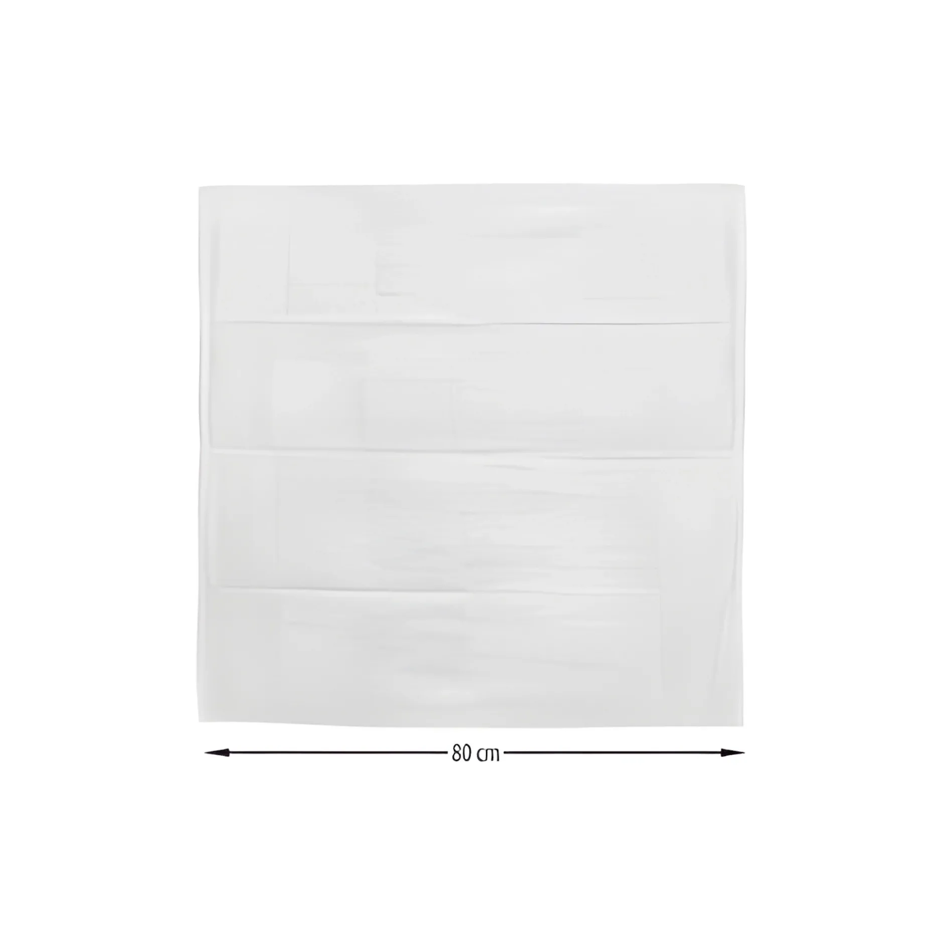 Baumwoll-Passiertuch 80 x 80 cm, 2 Stück