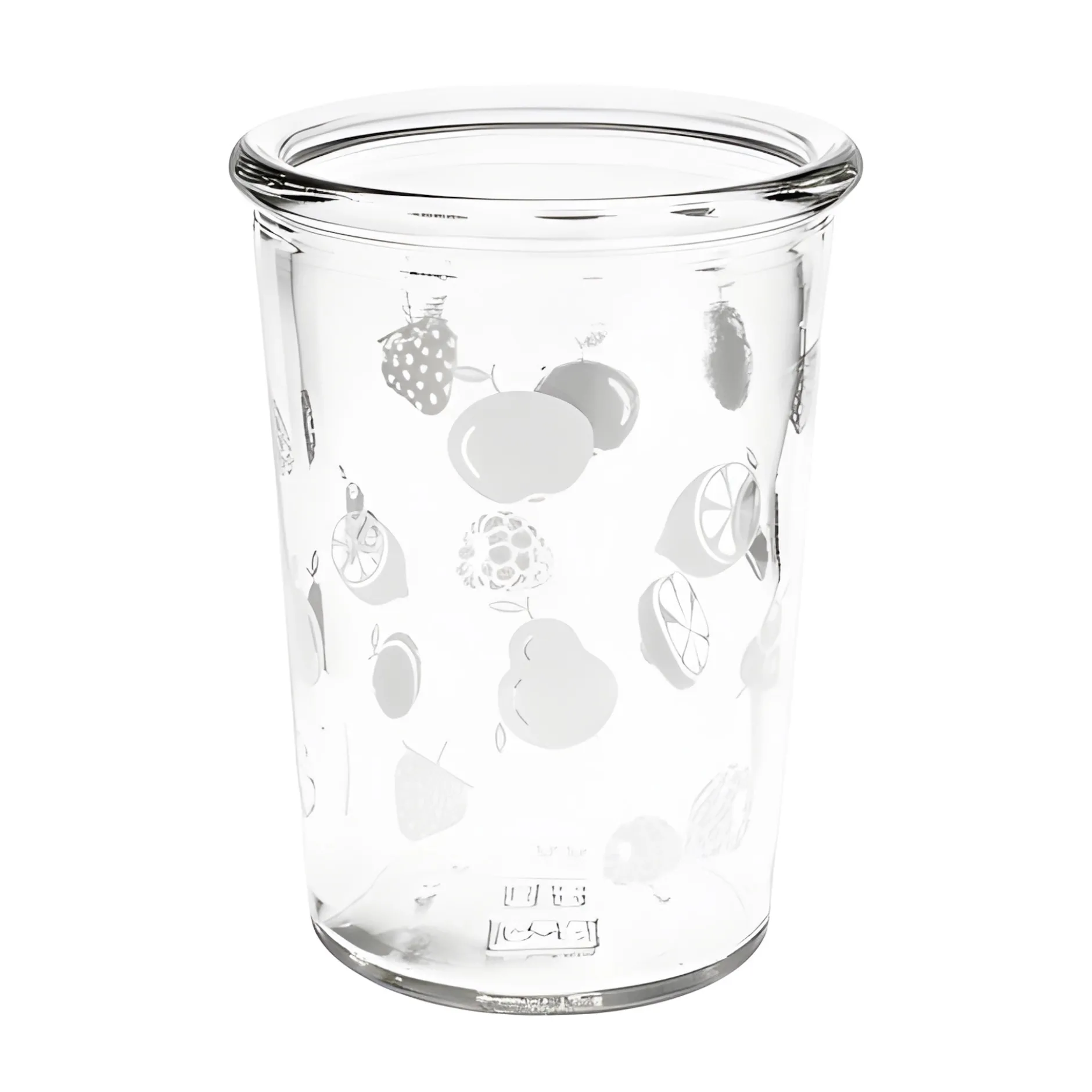Becherglas 150 ml 'Obst weiß'