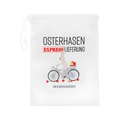 Beutel 'Osterhasen Lieferung', 22 x 30 cm