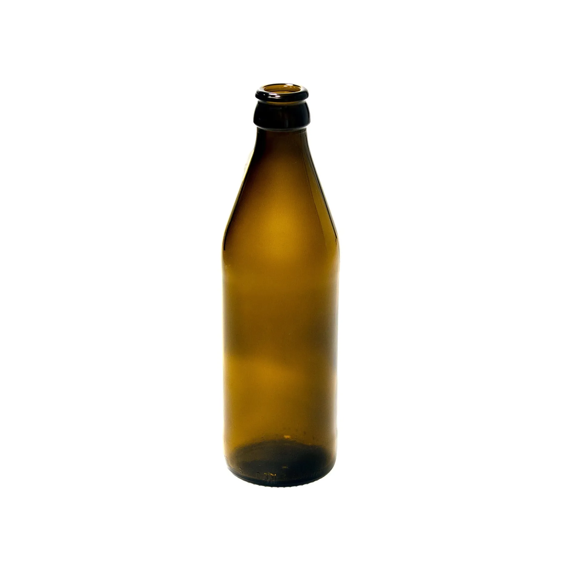 Bierflasche 330 ml braun mit Kronkorkenmündung Typ B