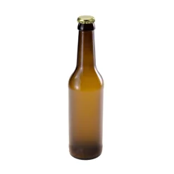 Bierflasche 330 ml braun mit Kronkorkenmündung Typ A