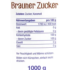 Brauner Zucker, 1 kg