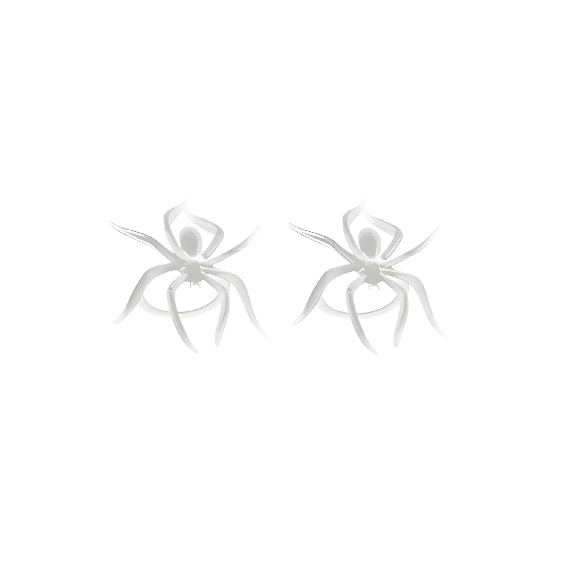 Deko-Spinnen 3,5 cm, transparent, 40 Stück