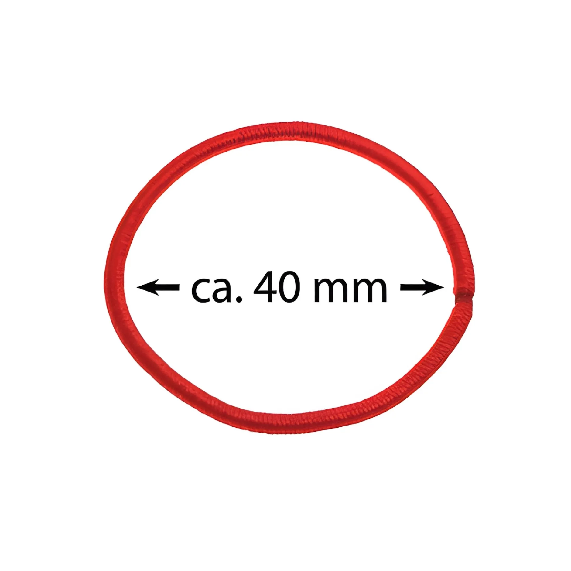 Elastische Schlaufen 40 mm, rot, 1000 Stück