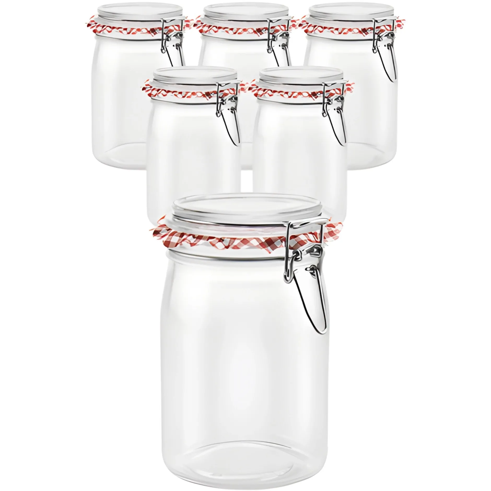 6er Set Bügelglas 'Ermetico' 1000 ml