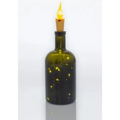 Flaschenlicht 'Flamme' mit 10 LEDs, warmweiß, 2 Stück