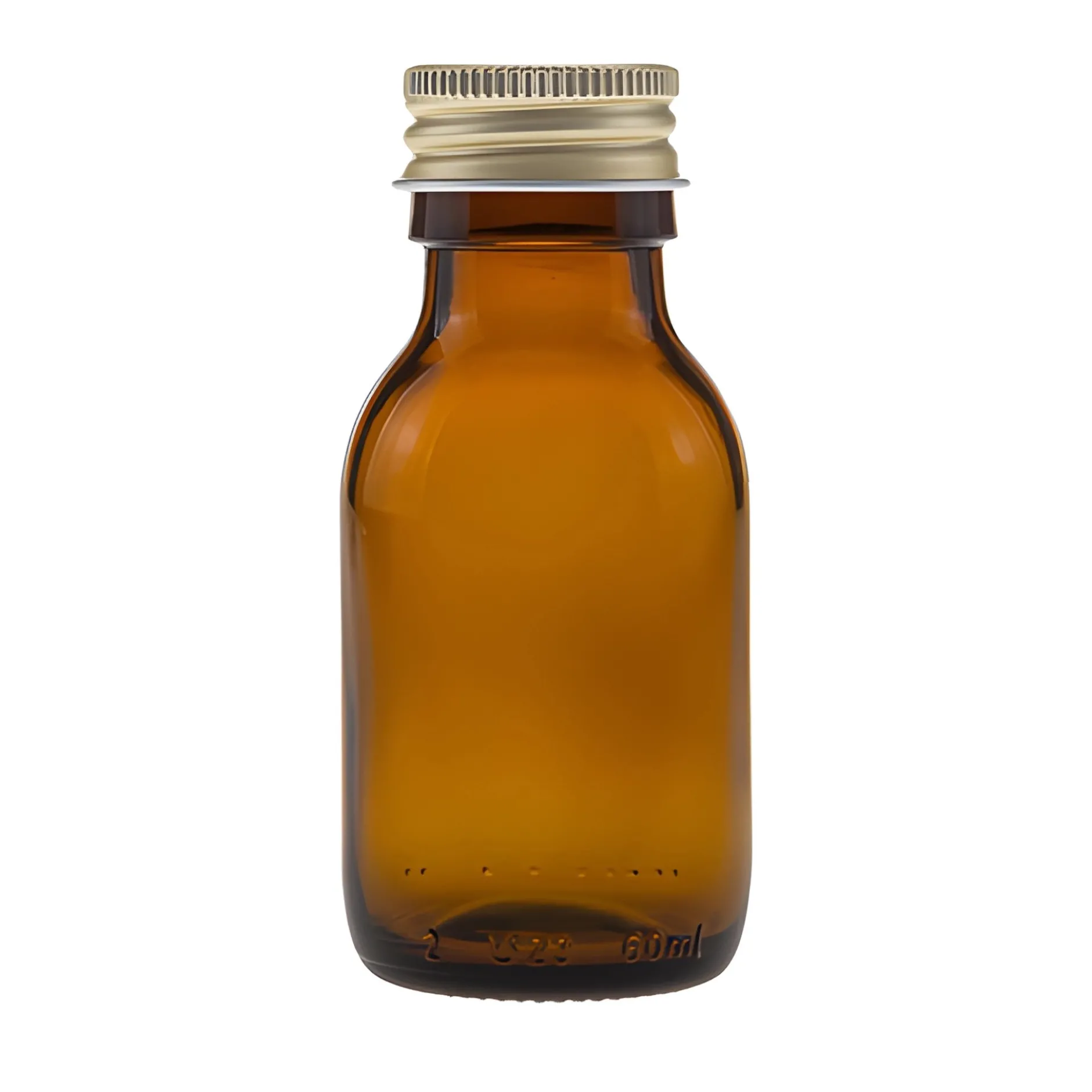 Glasflasche 60 ml braun