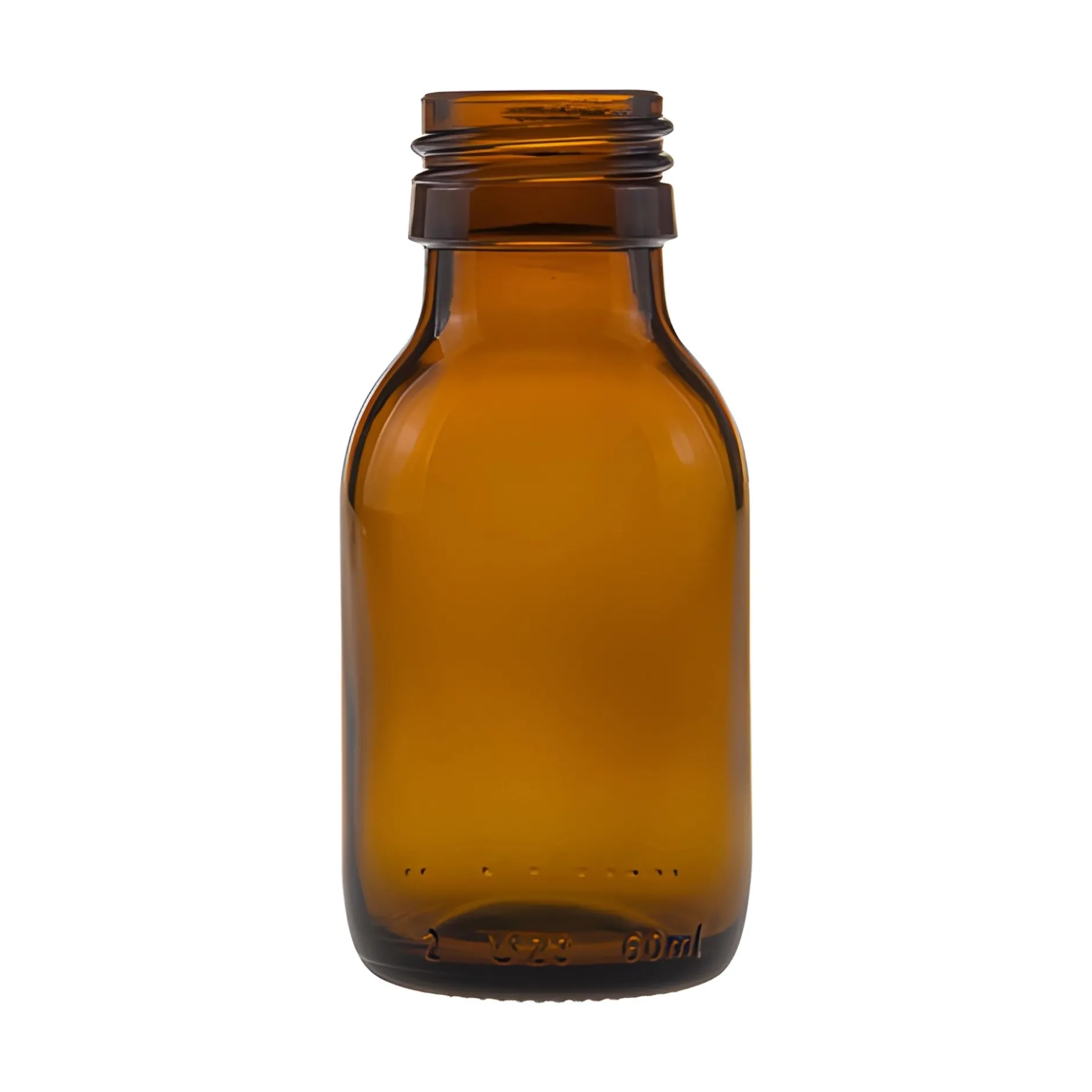 Glasflasche 60 ml braun