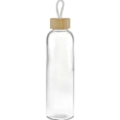 Glasflasche 700 ml mit Bambusdeckel