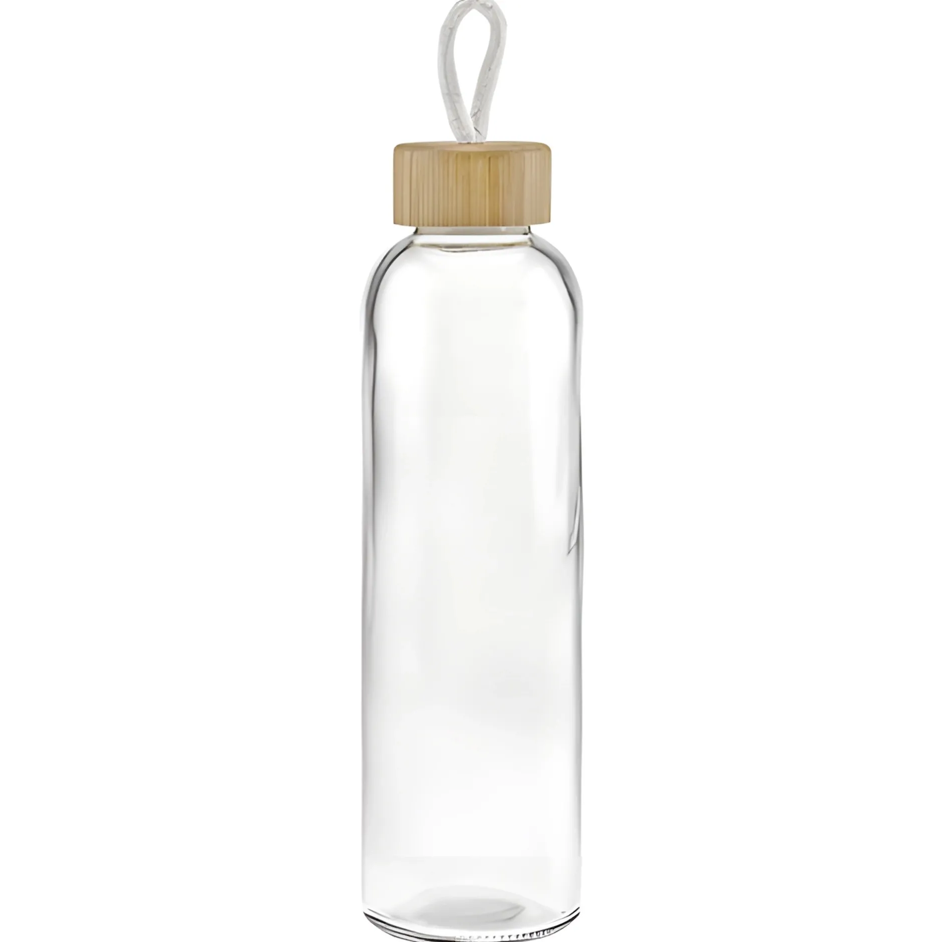 Glasflasche 700 ml mit Bambusdeckel