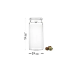 Kleine Glasflasche 5 ml, 12er Set