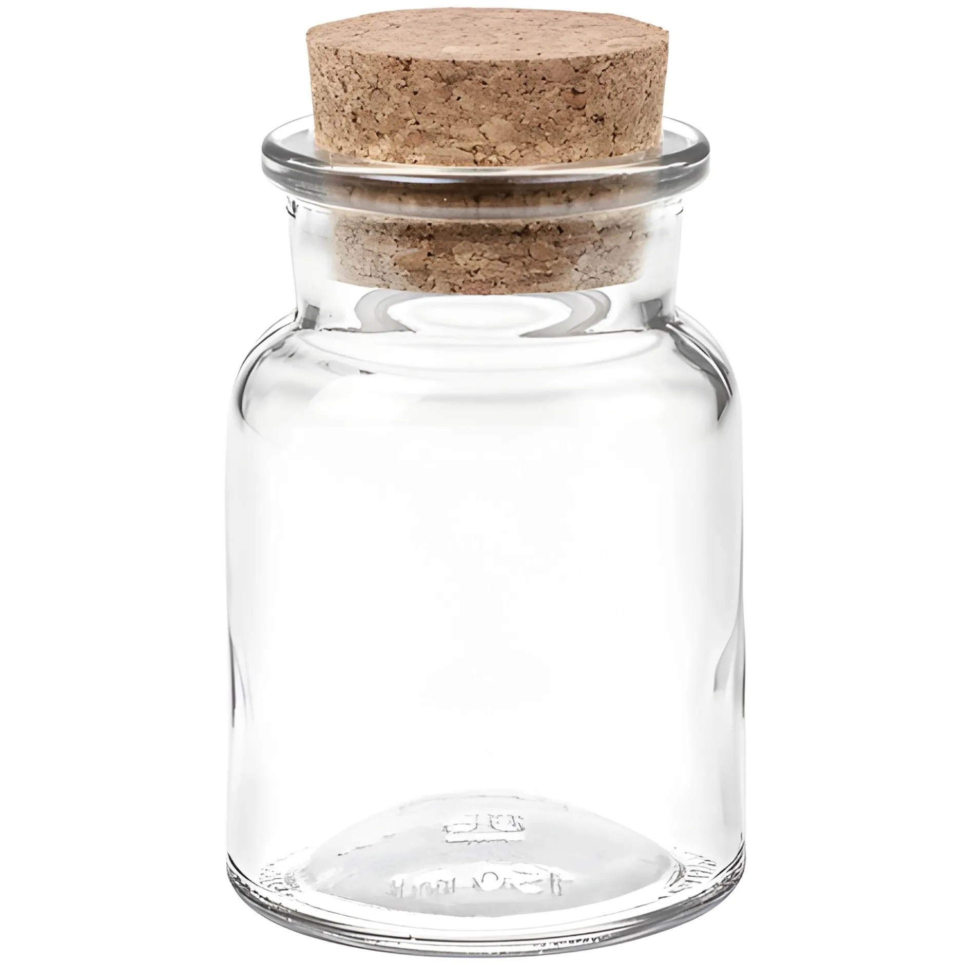 Korkenglas 150 ml rund