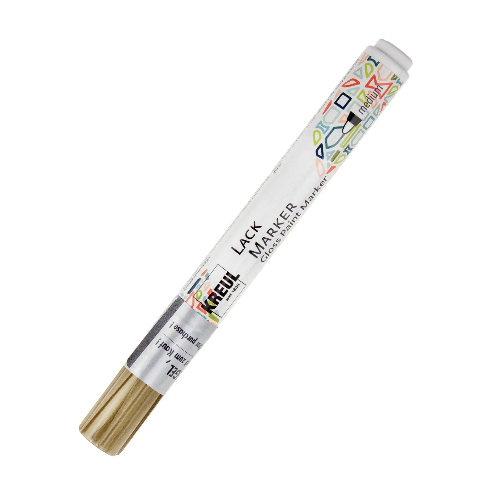 Lackmalstift medium gold