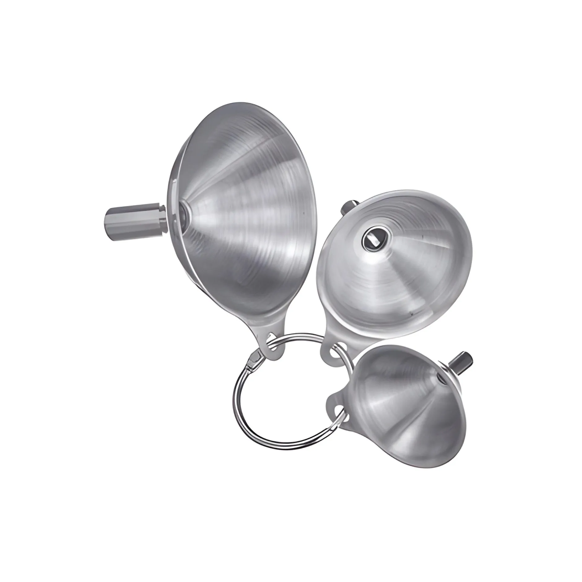 Mini-Trichter Edelstahl, 3er Set