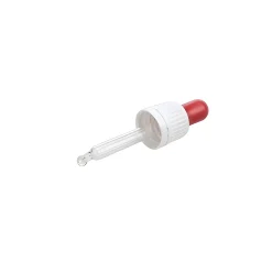 Pipette DIN 18 mit Originalitätsring weiß 60 mm