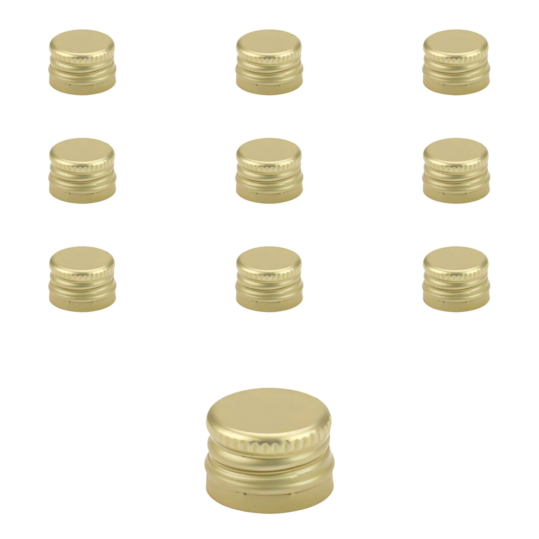 PP 18 gold Aluminium mit Originalitätsring, 10 Stück