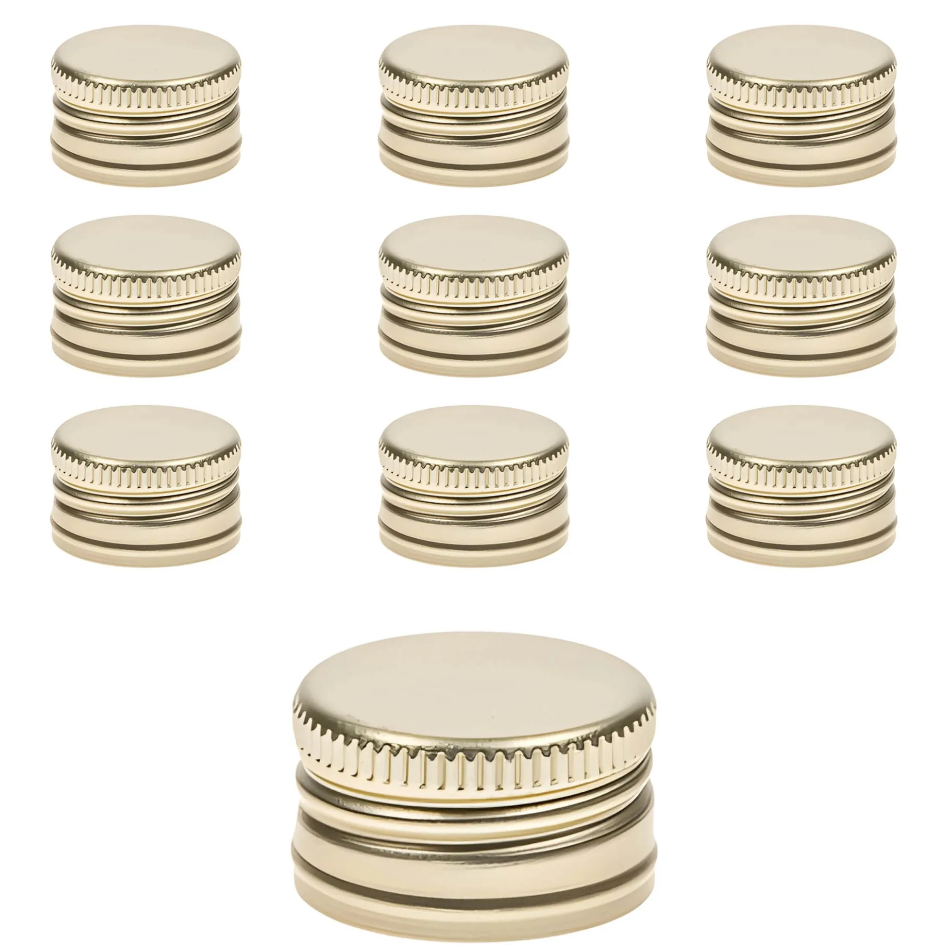 PP 24 gold Aluminium, 10 Stück