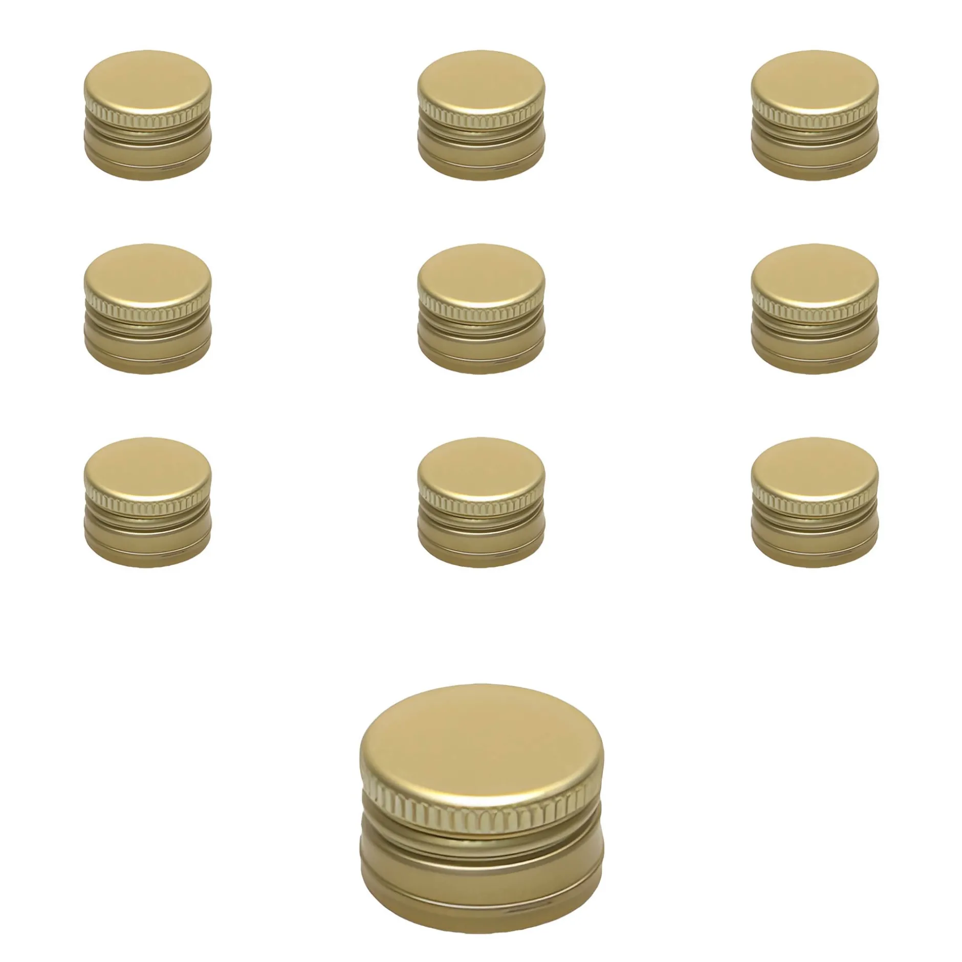 PP 22 gold Aluminium, 10 Stück