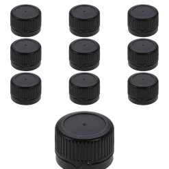 PP 28 schwarz Kunststoff mit Originalitätsring, 10 Stück