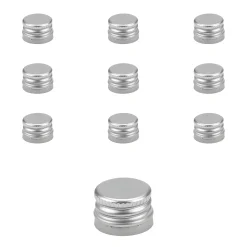 PP 18 silber Aluminium mit Originalitätsring, 10 Stück