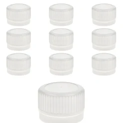 PP 28 weiß Kunststoff mit Originalitätsring Typ B, 10 Stück
