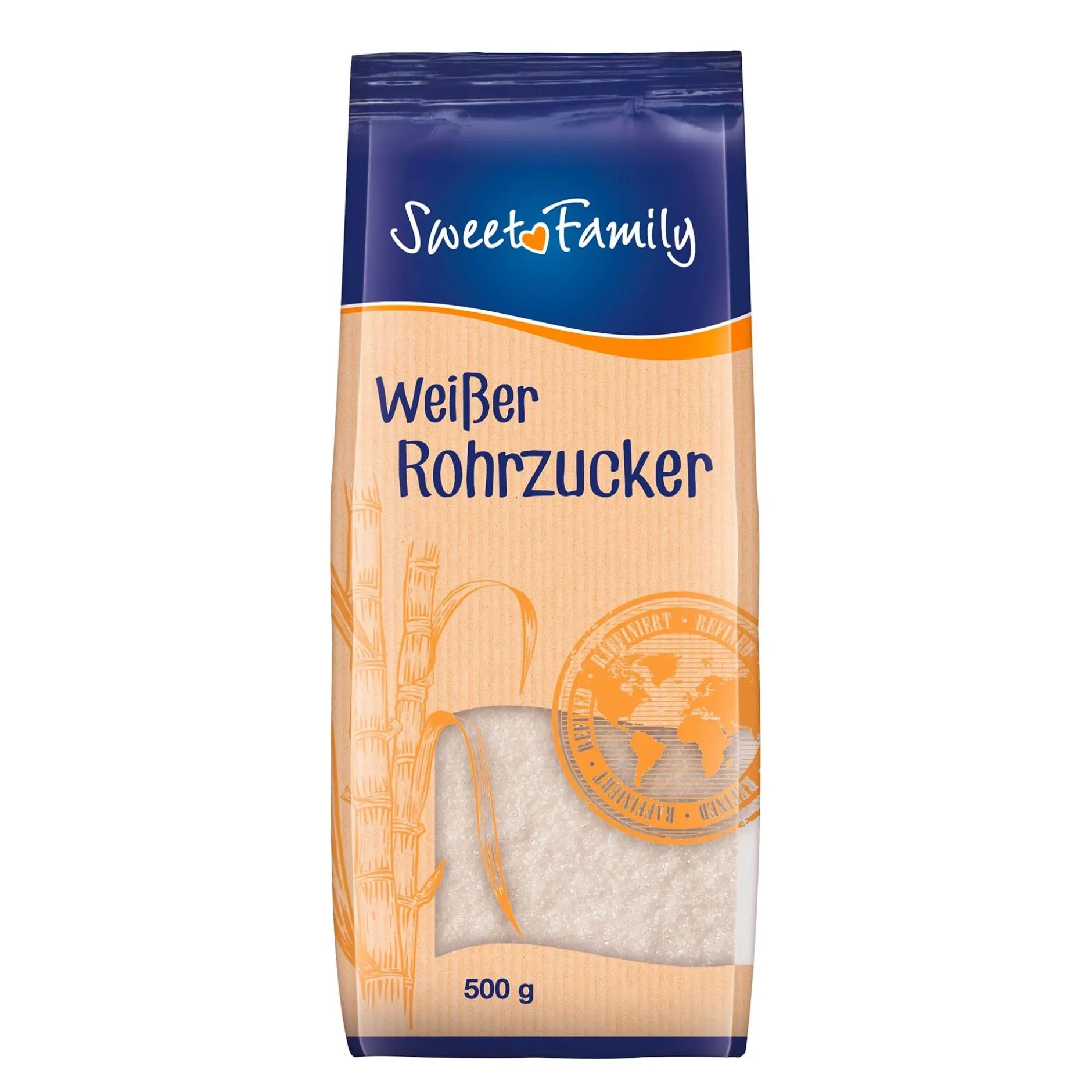 Rohrzucker weiß, 500 g