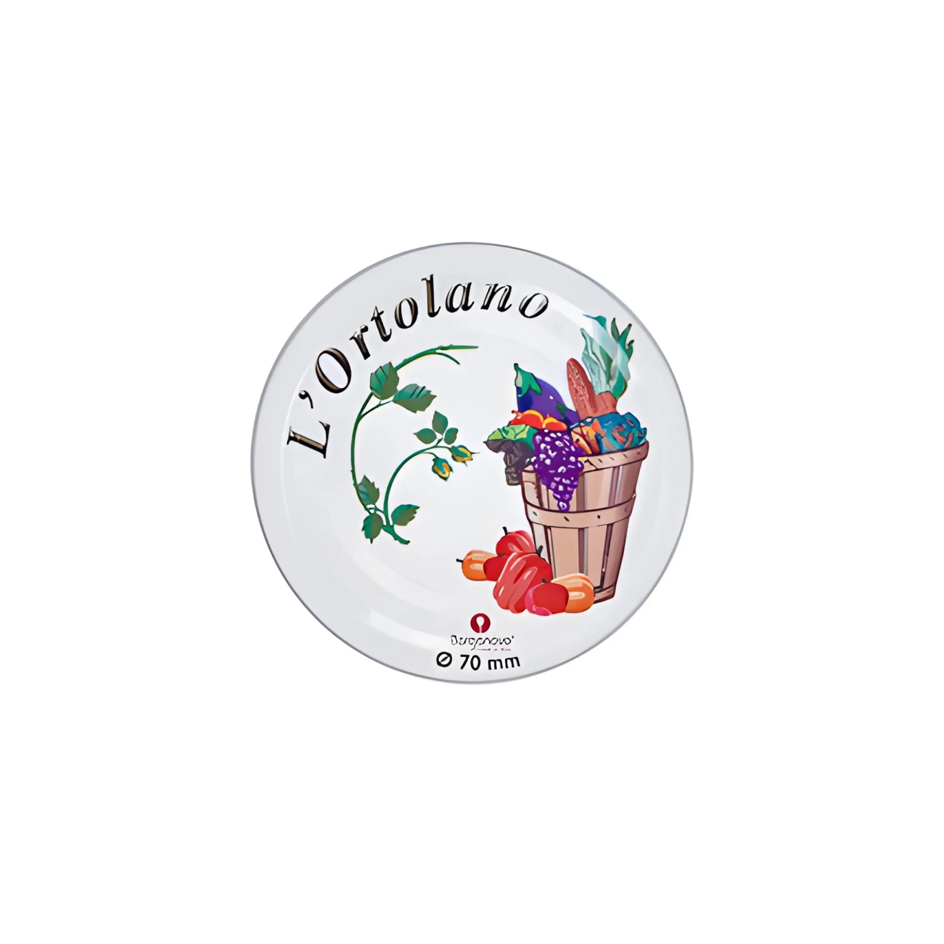 Schraubglas 'L'Ortolano' 212 ml mit Deckel CT 70