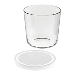 Servierglas 'Igloo' 750 ml mit Deckel, weiß