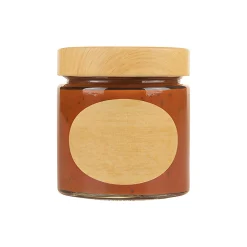 Steffis Etiketten 63,5 x 42,3 mm Holzdekor - 5 Blatt A4