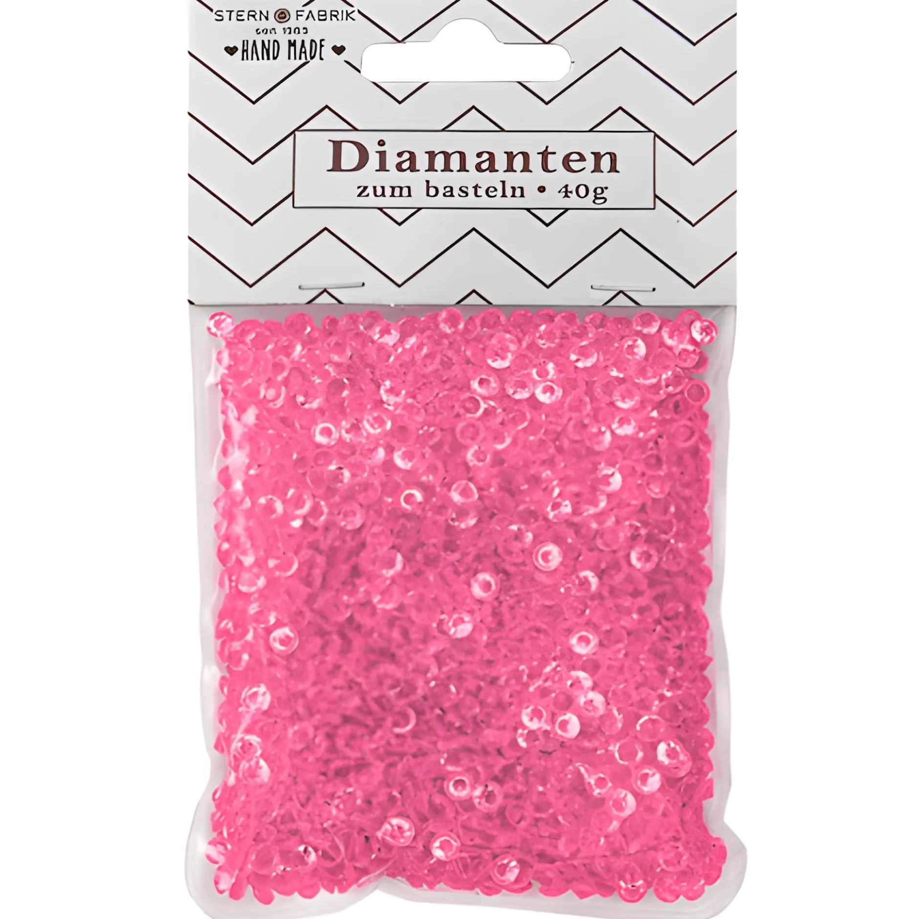 Streudeko 'Diamanten' rosa 40 g