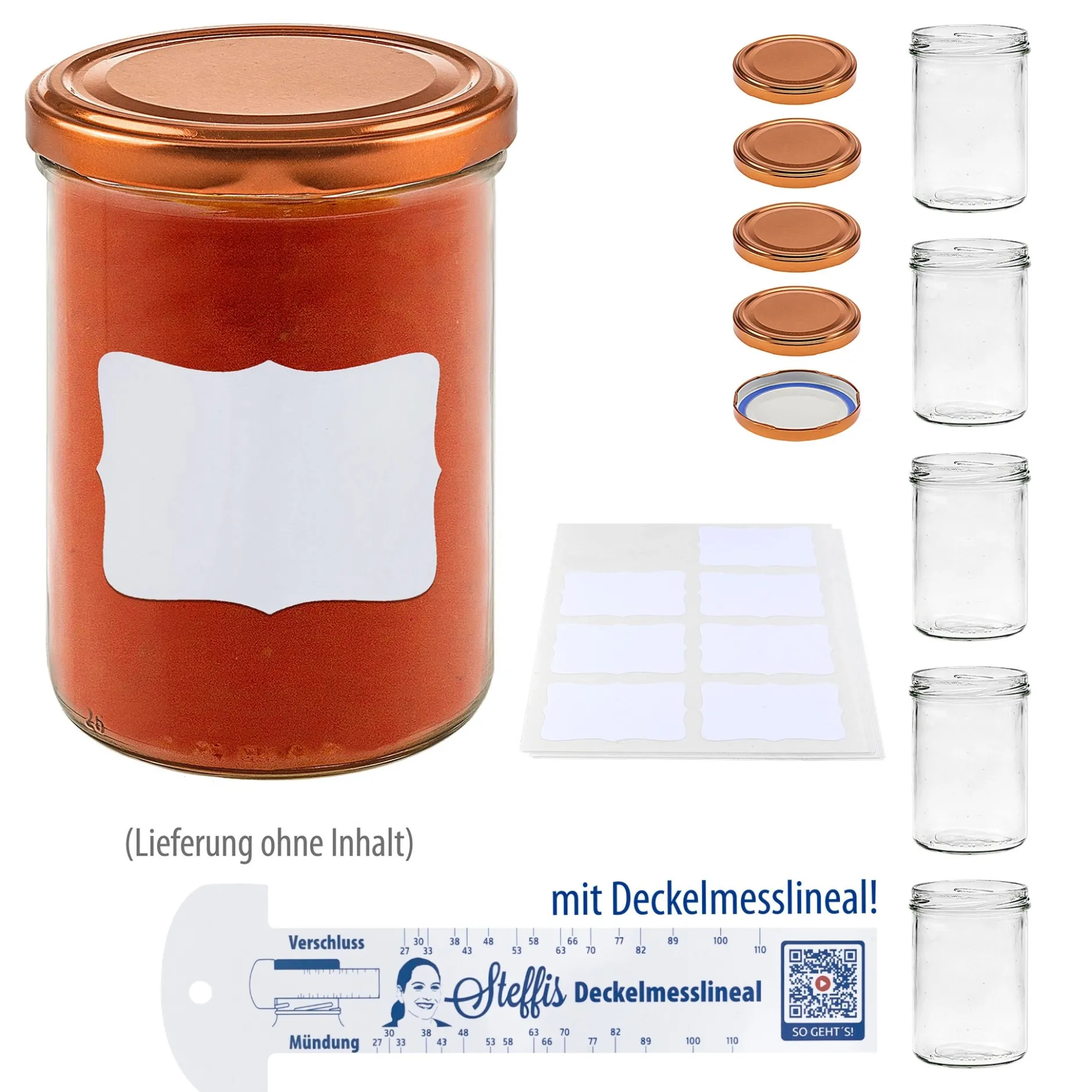 Sturzglas 440 ml, 6er Set