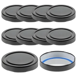 TO 82 Deep schwarz matt für Kaltabfüllung BLUESEAL, 10 Stück
