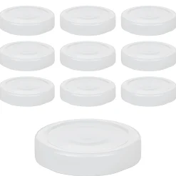 TO 66 Deep weiß past. mit Button, 10 Stück