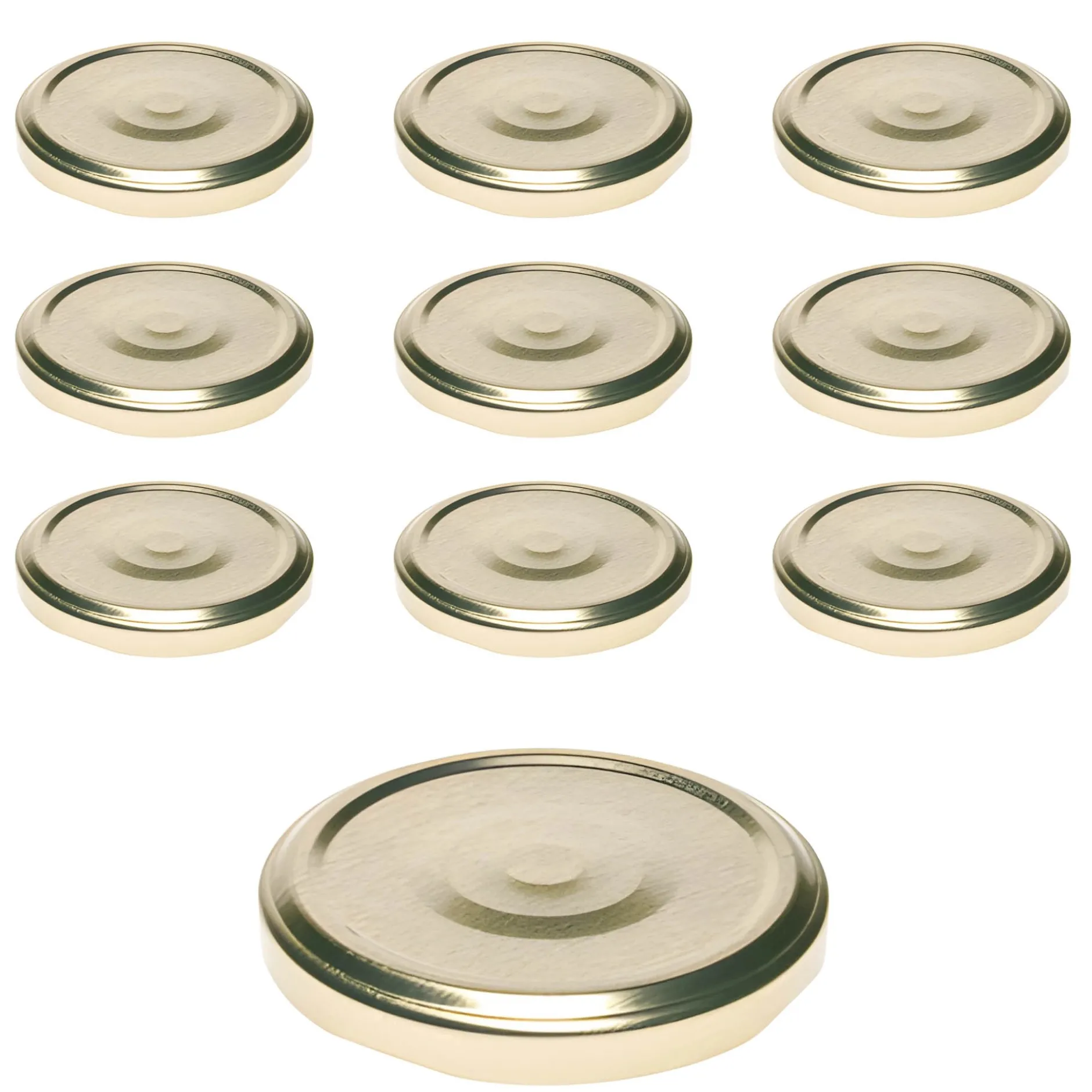 TO 66 gold past. mit Button, 10 Stück