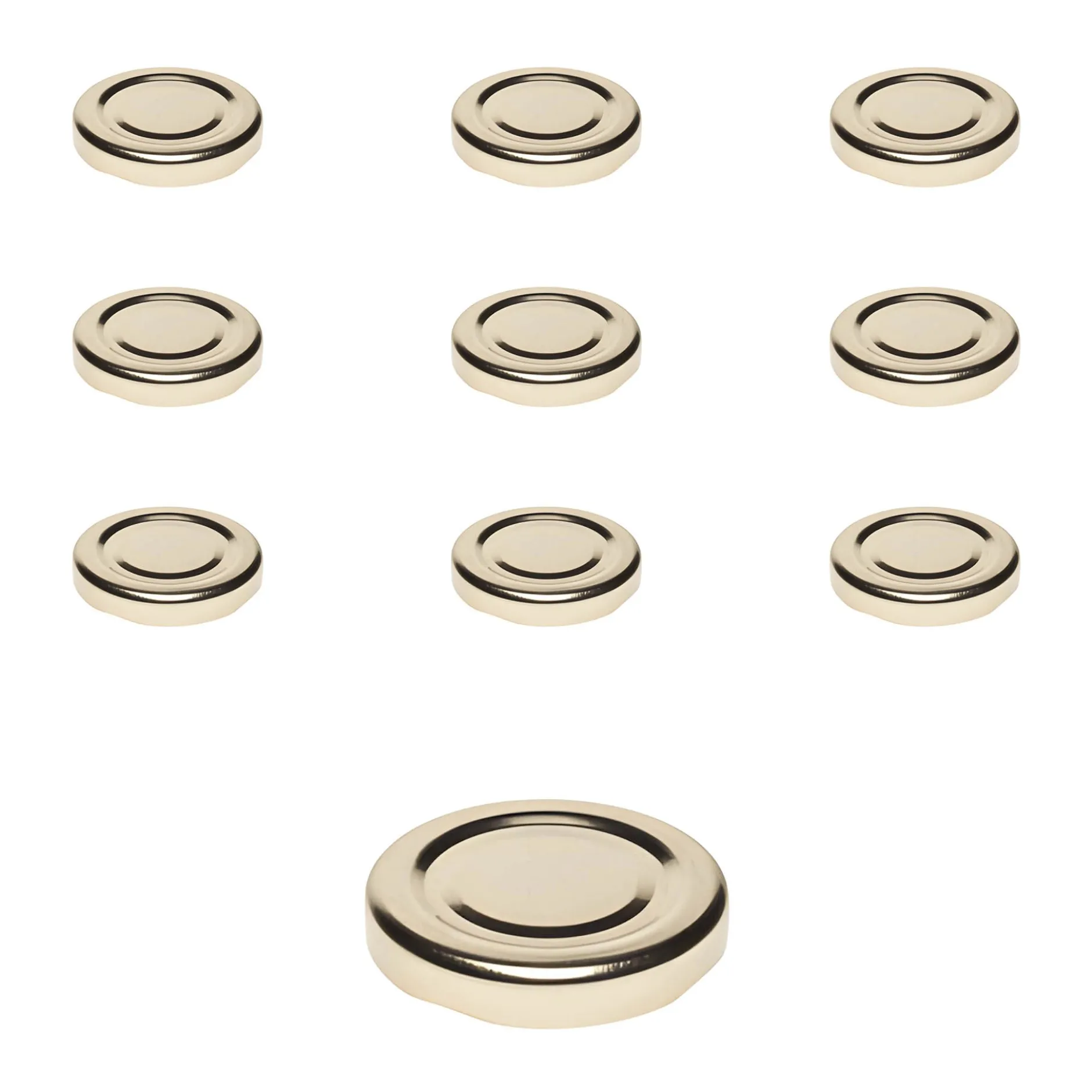 TO 48 gold past., 10 Stück