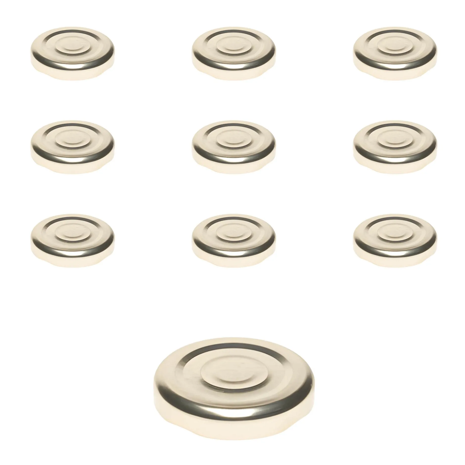 TO 43 gold ster. mit Button, 10 Stück