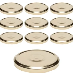 TO 82 gold ster. mit Button, 10 Stück