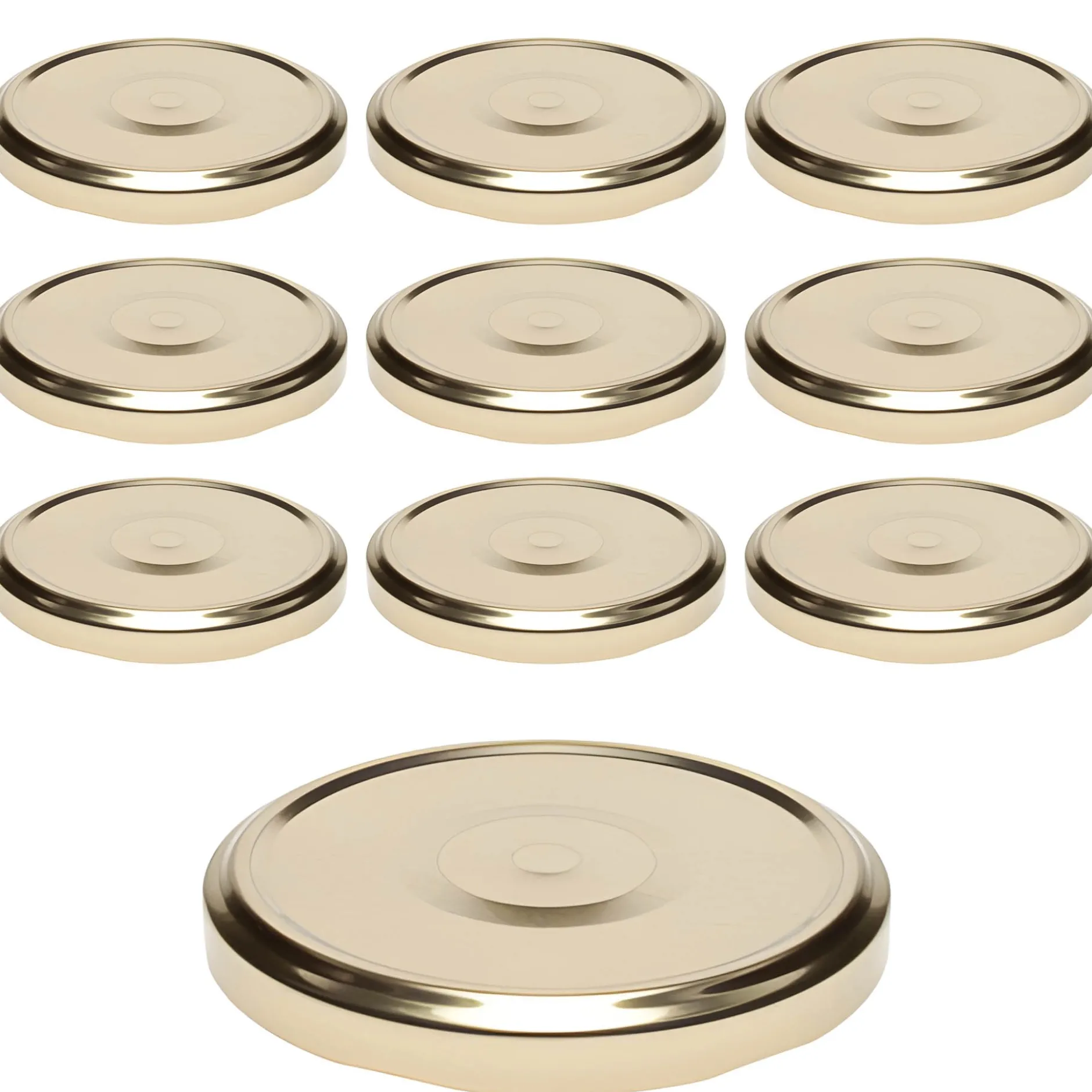 TO 82 gold ster. mit Button, 10 Stück