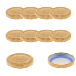 TO 53 Holzdekor matt past. mit Button BLUESEAL, 10 Stück