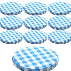 TO 82 kariert blau/weiß ster., 10 Stück