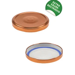 TO 82 kupfer past. mit Button BLUESEAL, 10 Stück