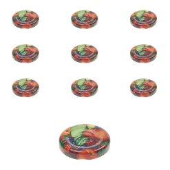 TO 48 Obstdekor past. mit Button, 10 Stück