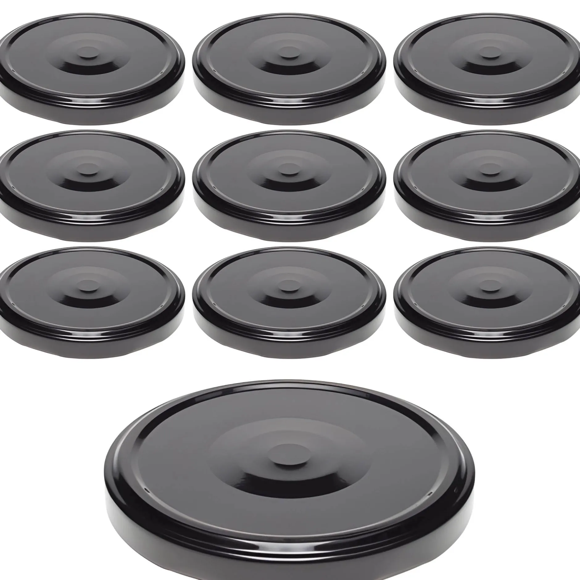TO 82 schwarz past. mit Button, 10 Stück