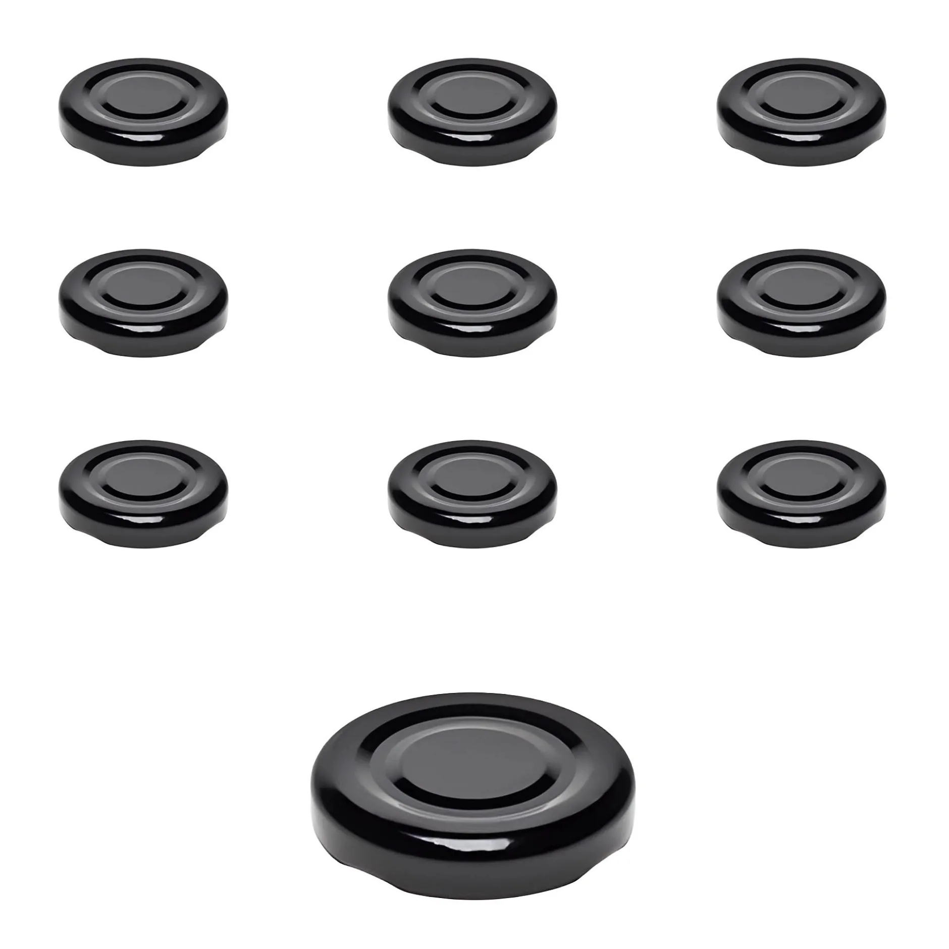 TO 38 schwarz past., 10 Stück