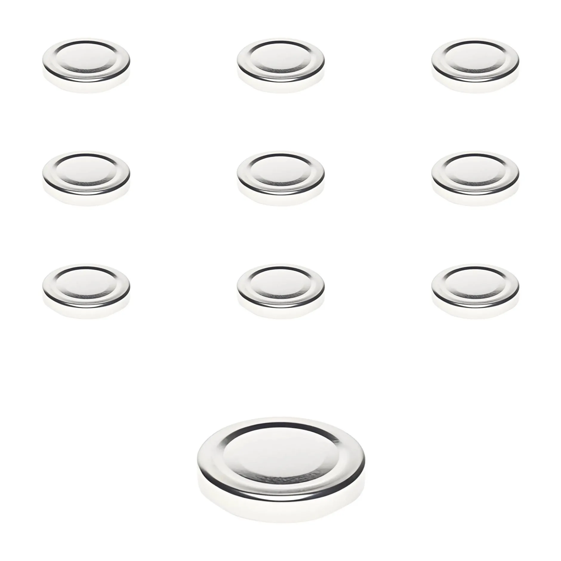 TO 48 silber past., 10 Stück
