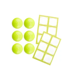TO 38 Streuerkappe 6er plus 12 Etiketten, lime