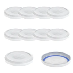TO 70 weiß past. mit Button BLUESEAL, 10 Stück