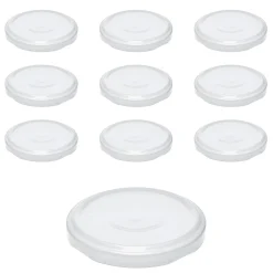 TO 66 weiß ster. mit Button, 10 Stück