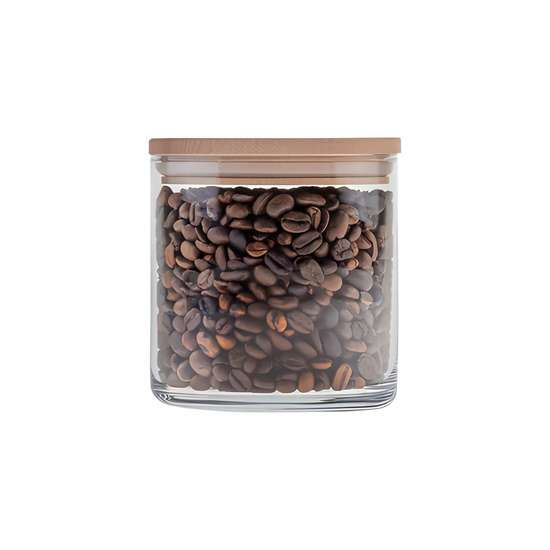 Vorratsglas 'Inga' 530 ml mit Holzdeckel