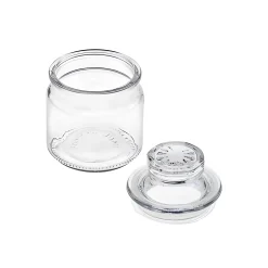 Vorratsglas 150 ml mit Glasstopfen